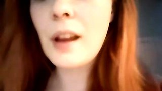 Cute amateur brunette naughty in solo jerking show on camera