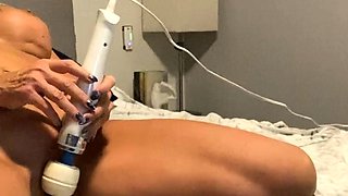 Big boobs milf masturbates with her dildo