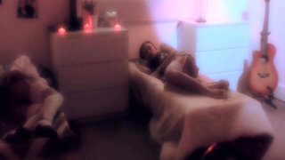 Cunts College Scene 3 Horny College Girls in Lingerie Enjoy an Orgy and Facial Together