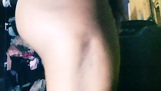 Biggest boobs and ass , African girl twerking in her bedroom naked