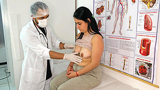 Gynecologist Makes Patient Orgasm During the Exam!