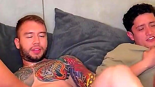 Netflix Afternoon Between Friends Ends in Foursome and Partner Swapping, They Cum in Our Asses