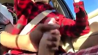 Twink Handjob in the Car