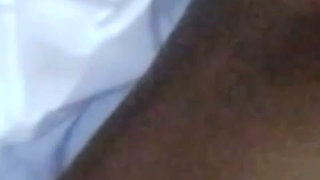 Romantic Indian girl in bed at night
