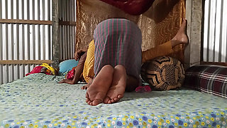 Step desi aunty with First-time village sexy