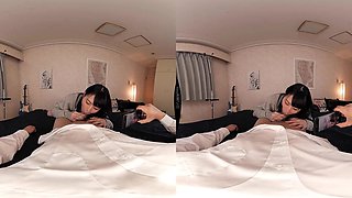 Japanese vr students share long hair blowjob sensual thrills
