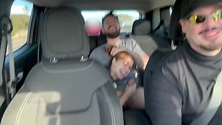 Uber Driver Watches Couple Fuck in Back Seat