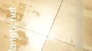 Close up teen foot worship
