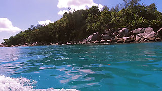 Risky beach sex paradise island