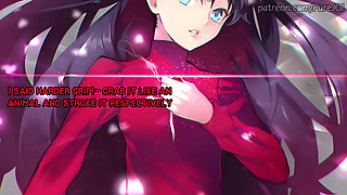 Rin Tohsaka makes you cum quick for her amusement (Quickshot JOI)