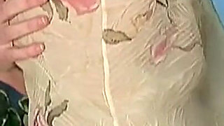 Young Girl with Small Tits Masturbates with Dildo Her Tight and Smooth Pussy