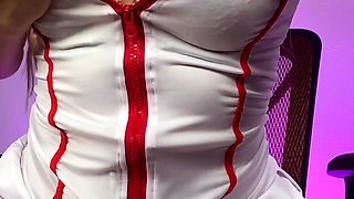 Great Big Boobs On Masturbating Redhead