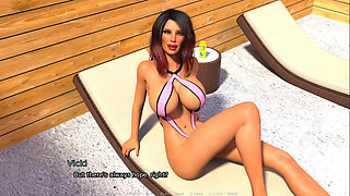 Thirsty for my guests: guy and a sexy mature MILF with huge tits by thee pool ep 19