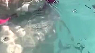 Artemisia Love Showing Her Perfect Tits in a Micro Bikini Underwater
