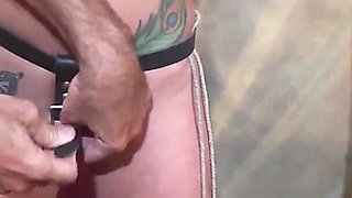 Maria Marley's Nude Crotch Rope Dance