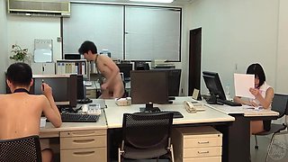 Male Female - Cfnm, Company Of Sadistic Female Boss, Male Employees Have To Work Naked And Ridiculed Being Nicknamed Uncut Or Small Dick