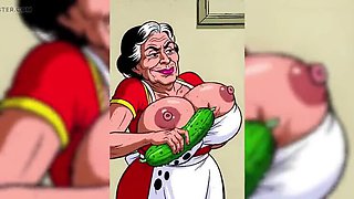 AI Cartoon MILF Shows Off Her Massive Melons
