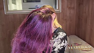 Hard Lesbian Duo Reciprocal Fisting, Double Dildo and Squirting