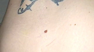 Daddy rubbing his cock on my pussy