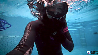 Underwater Giantess Hunts & Claims Her Tiny Prey