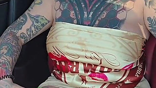 StepMom Catches StepSon Touching Himself in the Car with Her.