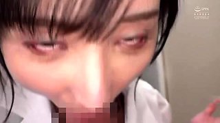 Naughty nurse riding hard cock all the way to creampie
