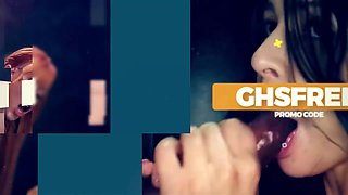 Fiery Inked Redhead Hooked on Deepthroating Massive Cocks at Gloryhole Secrets