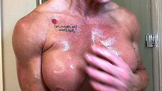 Hotel Bathroom Secretskandys Oil Muscle Flexing