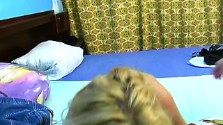 Blonde Amateurs Finger Wet Pussies in Car and Bed
