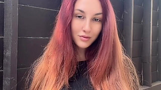Italian Big Tits MILF Artemisia Love Long Hair Fetish Outdoor