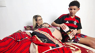 Stepmom Tiffany Montavani Rough Fucked by Stepson Erick Rosa - Horny Husband Watches Blonde MILF Doggy Style & Missionary