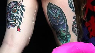 Live brunette camgirl toys masturbate orgasm
