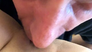 old man loves to lick that young sweet pussy