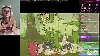 Hentai Game Makes Me So Wet I Can't Stop Fingering Myself LIVE!