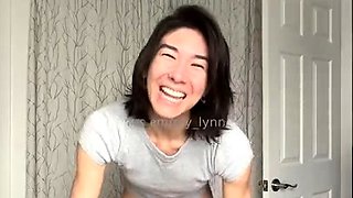 Emo teen on solo webcam masturbation