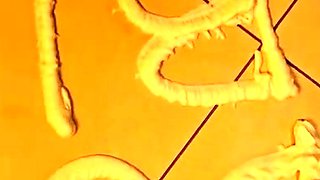 Solo masturbation and the foot fetish