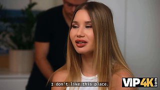 Vip4k. blonde with Big Tits nail her boyfriend's father