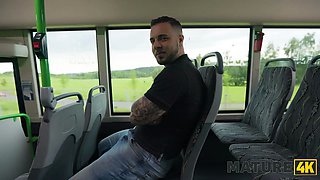 Mature4k. hopping on a cock in the bus