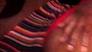 Dirty Diana Gets Her Favorite Red Panties Pulled to the Side