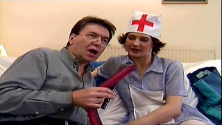 British Slut Nurse Gets Fucked