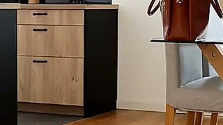 A Dominant Secretary Rebellious Against Her Boss in the Break Room! Mistress Julia