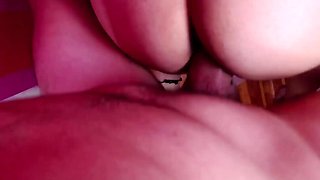 She begs her stepfather to stretch her ass across the bed