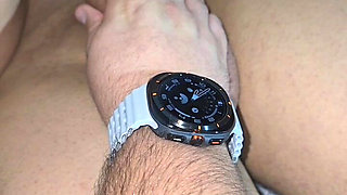 Drooling Cock Dripping Like Never Before in the Cuckold's Mouth