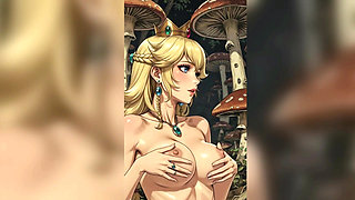 Gol Topless Animation Hot Princess Peach