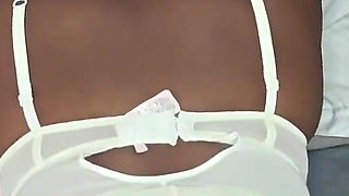 20yo Ebony Girl with a Big Round Ass Sucks Cock & Gets Boned by a Black Guy with a Long Dick and She Likes It Very Much, Leaves