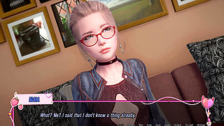 Murmur 38 - Sophie and Yui Attempt Threesome with Adam on Teacher Helen's Bed