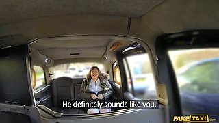 Bbw cougar backseat assfuck practice - faux taxi