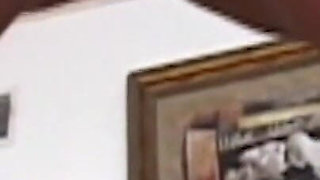 He Plays with Mommy's Big Tits.