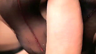 Nylon Footjob, Handjob and Cum on Stocking Feet