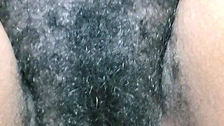 A Woman with Hairy Pussy in Her Secretary Outfit